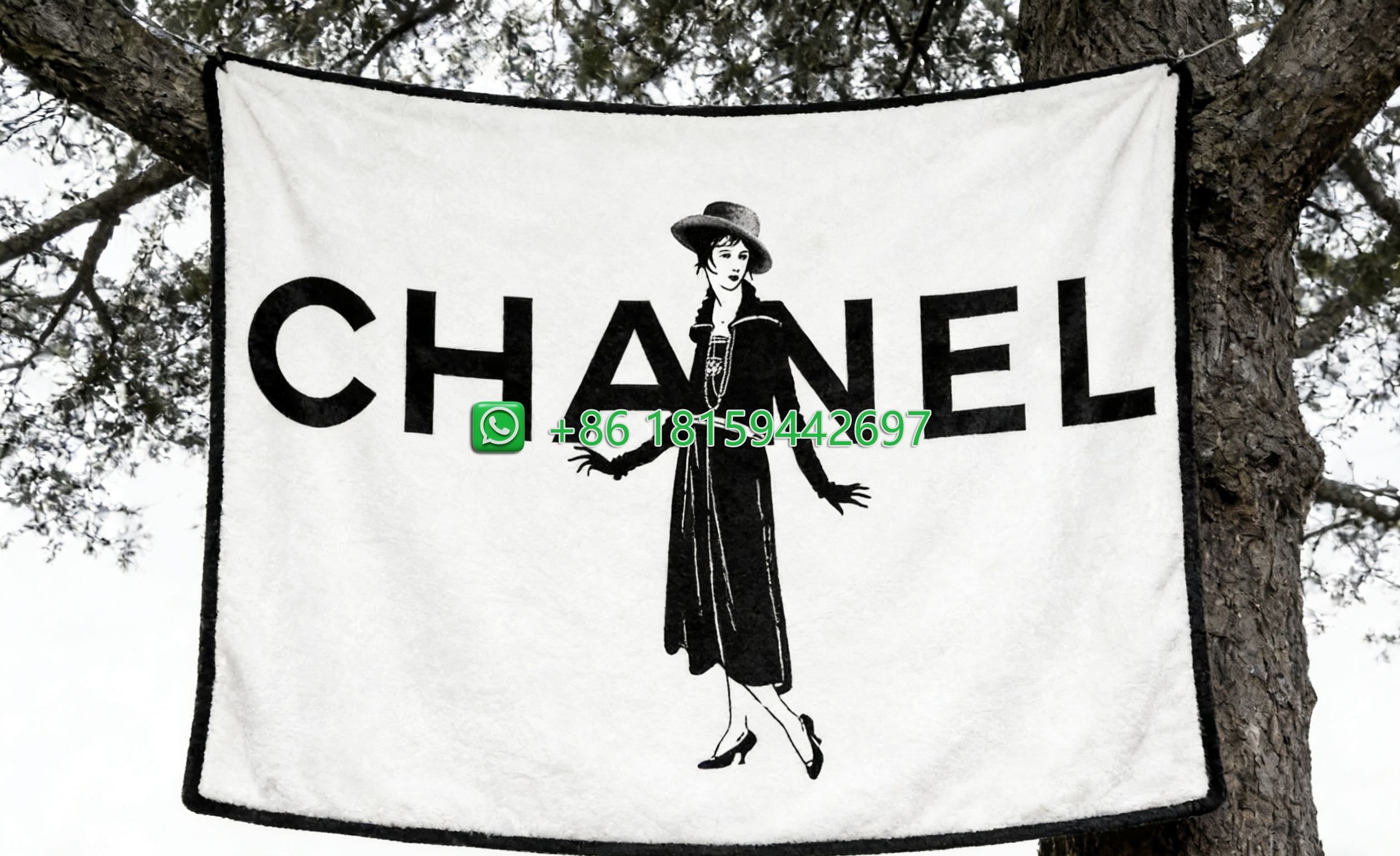Chanel Throw Blankets